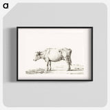 Standing cow - ジャン ベルナール Poster.