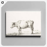アートパネル-Standing cow - ジャン ベルナール Canvas.