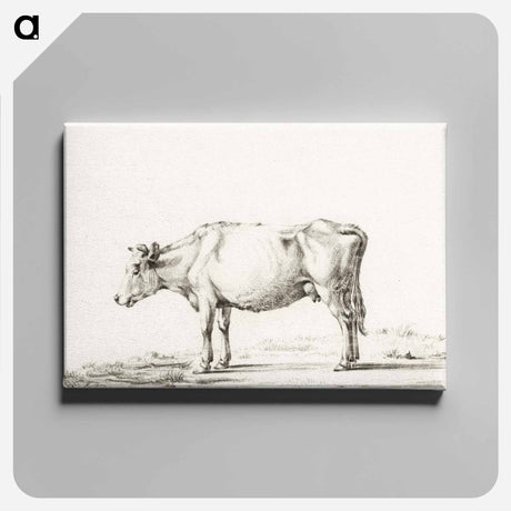 アートパネル-Standing cow - ジャン ベルナール Canvas.