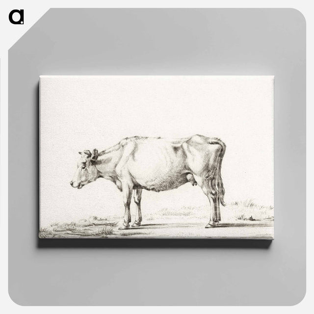 アートパネル-Standing cow - ジャン ベルナール Canvas.