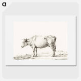 Standing cow - ジャン ベルナール Poster.
