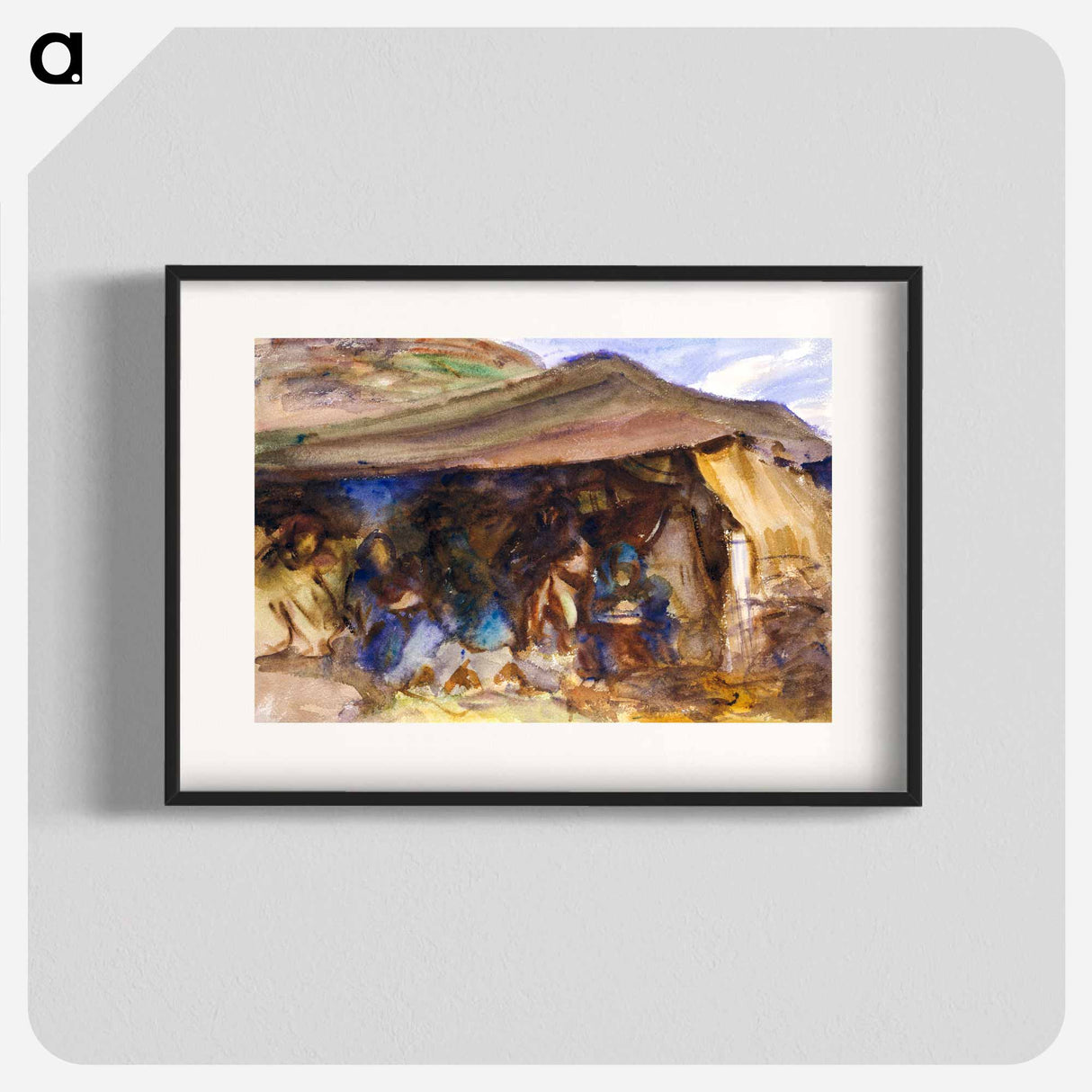 Bedouin Tent - John Singer Sargent Poster.