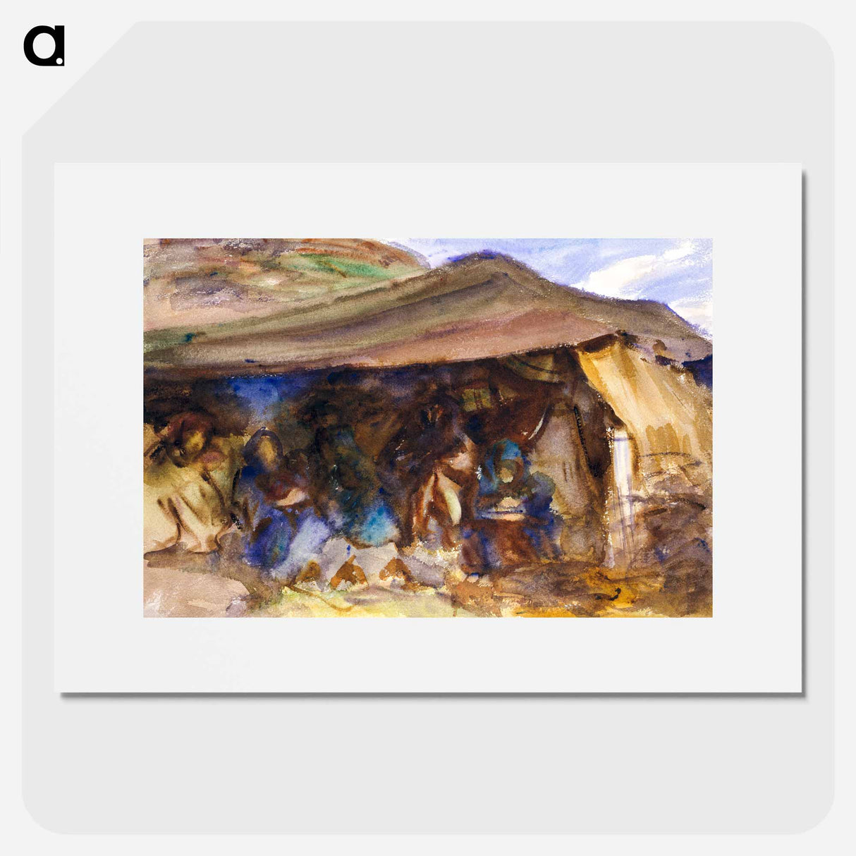 Bedouin Tent - John Singer Sargent Poster.