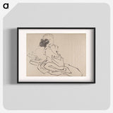 アートポスター-Katsushika Hokusai’s Japanese woman. Album of Sketches - 葛飾 北斎 Poster.