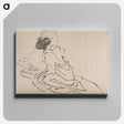 アートパネル-Katsushika Hokusai’s Japanese woman. Album of Sketches - 葛飾 北斎 Canvas.