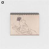 Katsushika Hokusai’s Japanese woman. Album of Sketches - 葛飾 北斎 Memo.