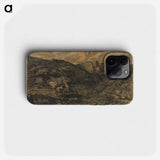 Fear - Odilon Redon Phone Case.