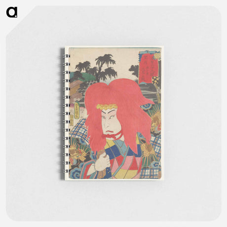 アートメモ帳-Portrait of a Man with Red Headdress
 - 歌川 国貞 Memo.