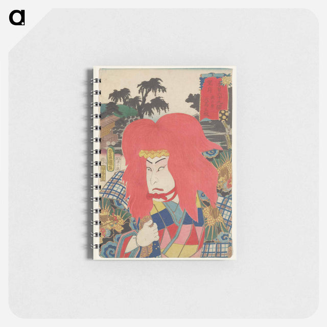 アートメモ帳-Portrait of a Man with Red Headdress
 - 歌川 国貞 Memo.