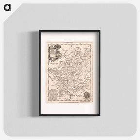 アートポスター-Map of Westcestershire from the 'London Magazine'
 - イェール大学アートギャラリー Poster.