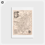 アートポストカード-Map of Westcestershire from the 'London Magazine'
 - イェール大学アートギャラリー Postcard.