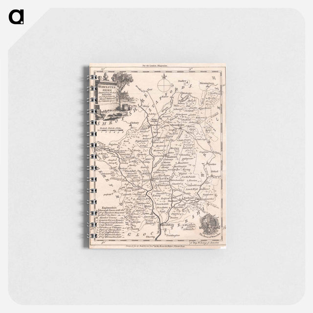 アートメモ帳-Map of Westcestershire from the 'London Magazine'
 - イェール大学アートギャラリー Memo.