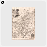 アートポストカード-Map of Westcestershire from the 'London Magazine'
 - イェール大学アートギャラリー Postcard.