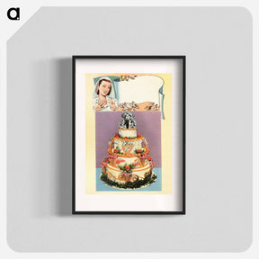 アートポスター-Wedding Cakes
 - ボストン公共図書館 Poster.
