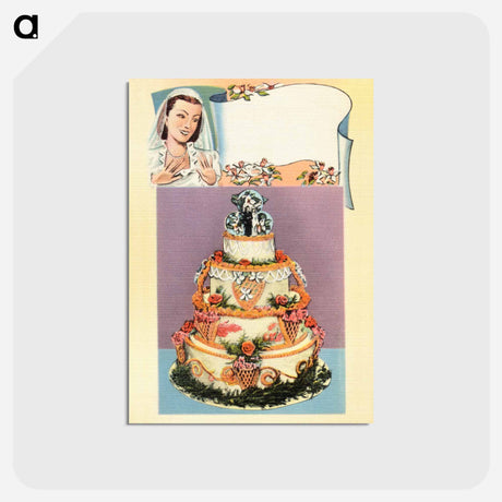 アートポストカード-Wedding Cakes
 - ボストン公共図書館 Postcard.