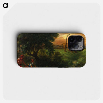 The Lion Hunt - ウジェーヌ ドラクロワ Phone Case.