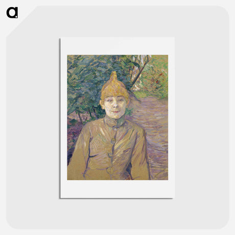 アートポストカード-The Streetwalker - アンリ ド トゥールーズ ロートレック Postcard.