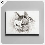 アートパネル-Sketch of a cat - ジャン ベルナール Canvas.