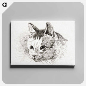 アートパネル-Sketch of a cat - ジャン ベルナール Canvas.