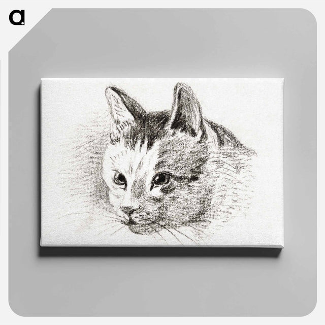 アートパネル-Sketch of a cat - ジャン ベルナール Canvas.