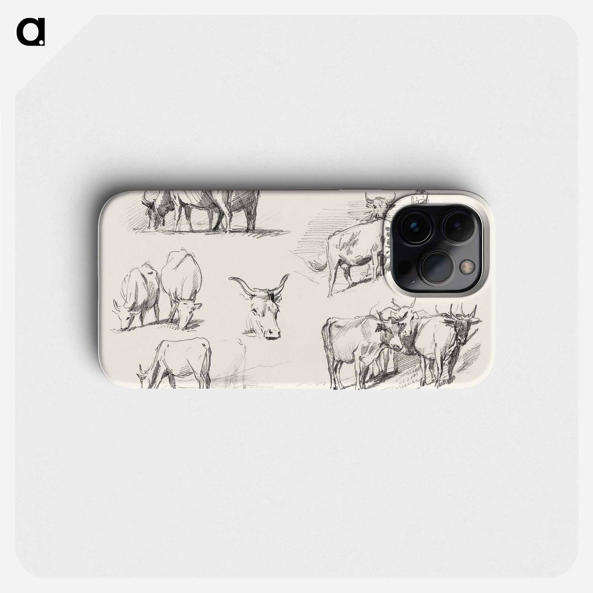 Studies of Cattle - ジョン シンガー サージェント Phone Case.