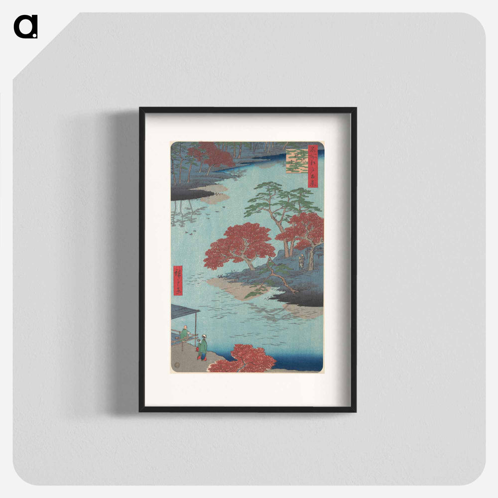 Inside the Akiba Shrine at Ukeji
 - 歌川 広重 Poster.