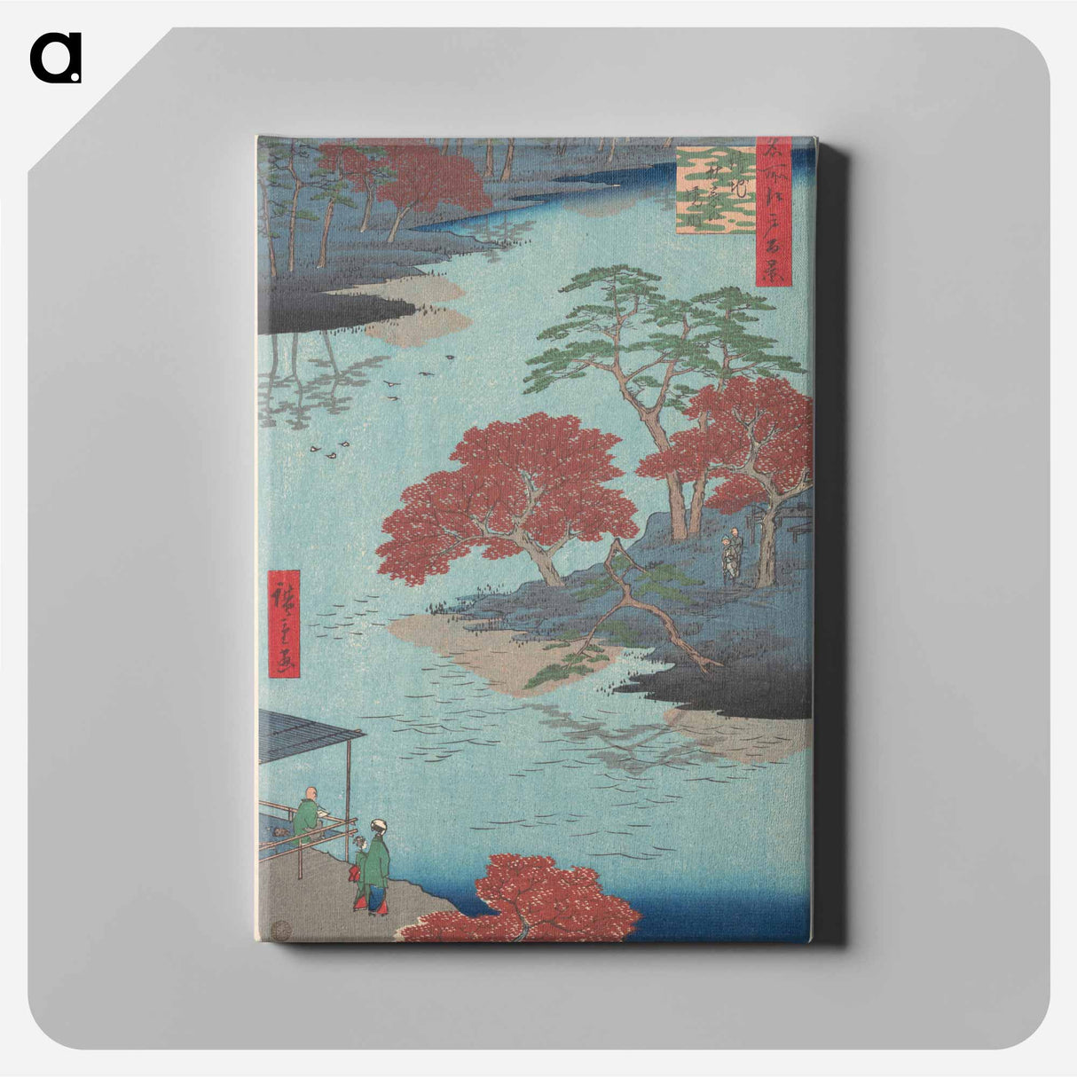 Inside the Akiba Shrine at Ukeji
 - 歌川 広重 Canvas.