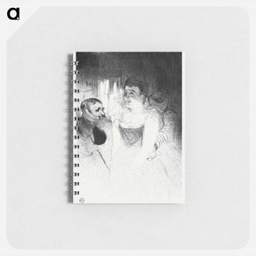 アートメモ帳-Judic in the Loge - アンリ ド トゥールーズ ロートレック Memo.