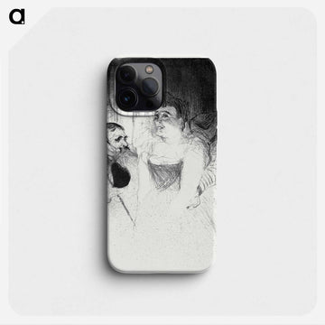 Judic in the Loge - アンリ ド トゥールーズ ロートレック Phone Case.