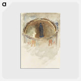 アートポストカード-Madonna, Mosaic, Saints Maria and Donato, Murano - ジョン シンガー サージェント Postcard.