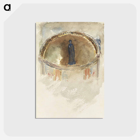 アートポストカード-Madonna, Mosaic, Saints Maria and Donato, Murano - ジョン シンガー サージェント Postcard.