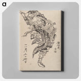 アートパネル-Hokusai's Album of Sketches - 葛飾 北斎 Canvas.