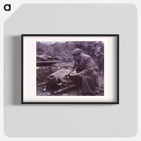 アートポスター-Capt. G.E. West ARC Talking to Wounded, Argonne Forest
 - 国立医学図書館 Poster.