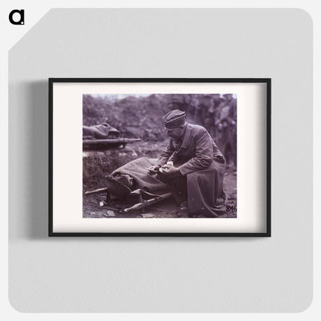 アートポスター-Capt. G.E. West ARC Talking to Wounded, Argonne Forest
 - 国立医学図書館 Poster.