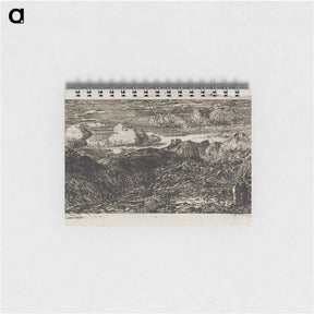 アートメモ帳-Mountain Landscape - オディロン ルドン Memo.