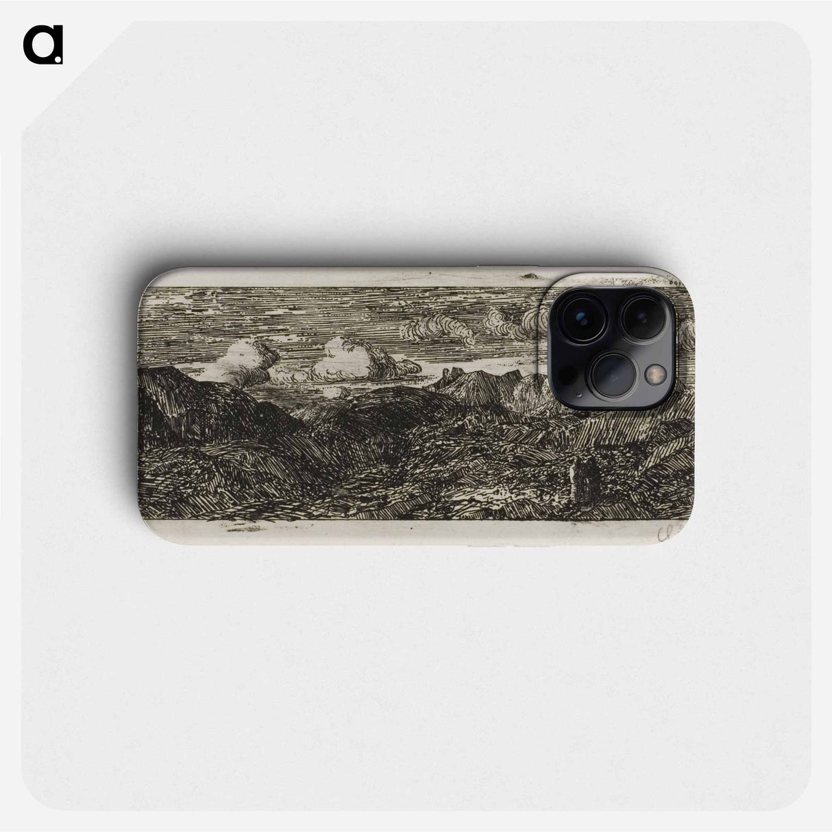 Mountain Landscape - オディロン ルドン Phone Case.