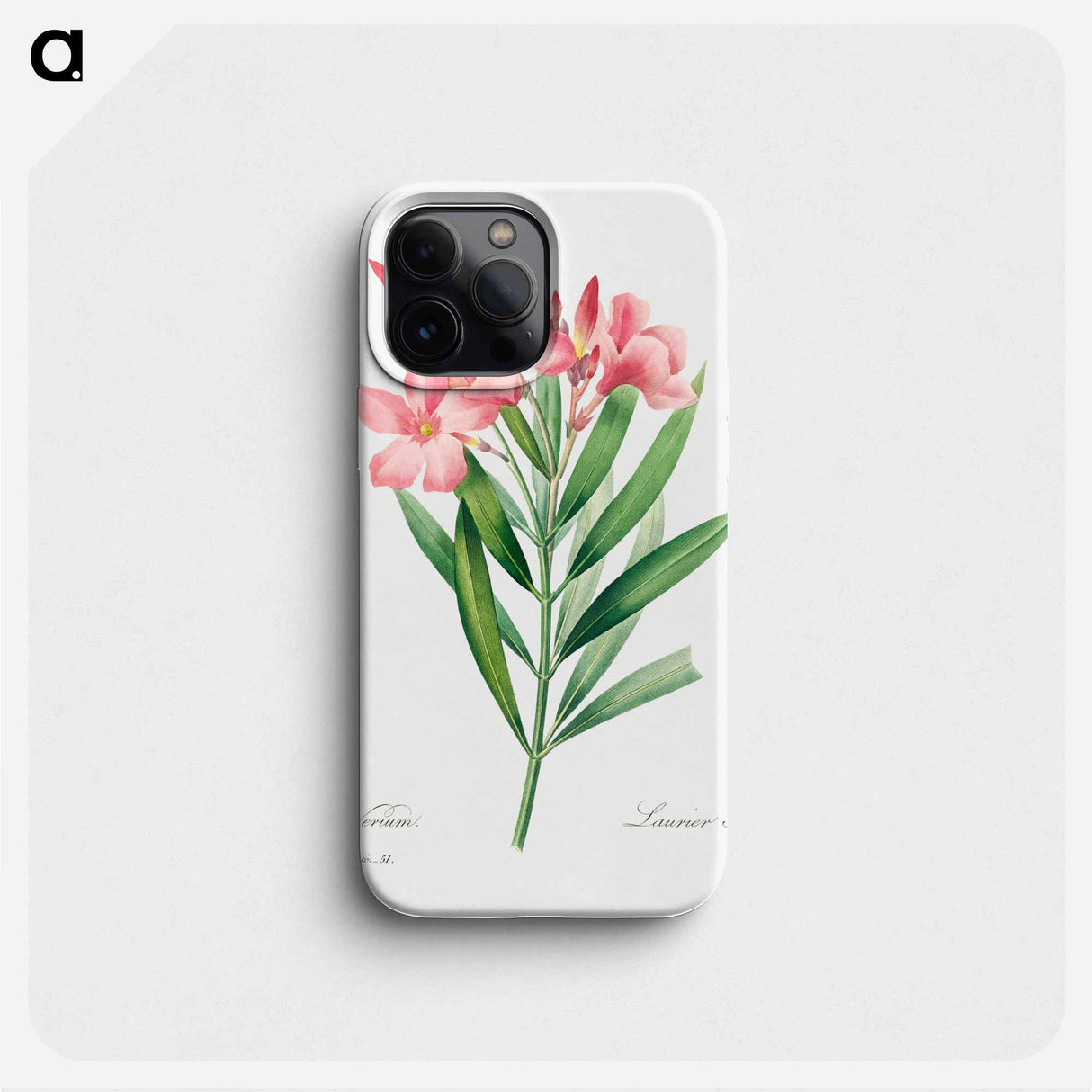 Oleander - ピエール ジョゼフ ルドゥーテ Phone Case.