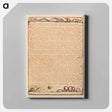 アートパネル-Jerusalem, Plate 98, "Then each an Arrow flaming...." - ウィリアム ブレイク Canvas.