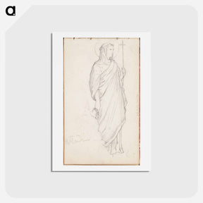 アートポストカード-(unknown) part of a sketchbook - アルバート エーデルフェルト Postcard.