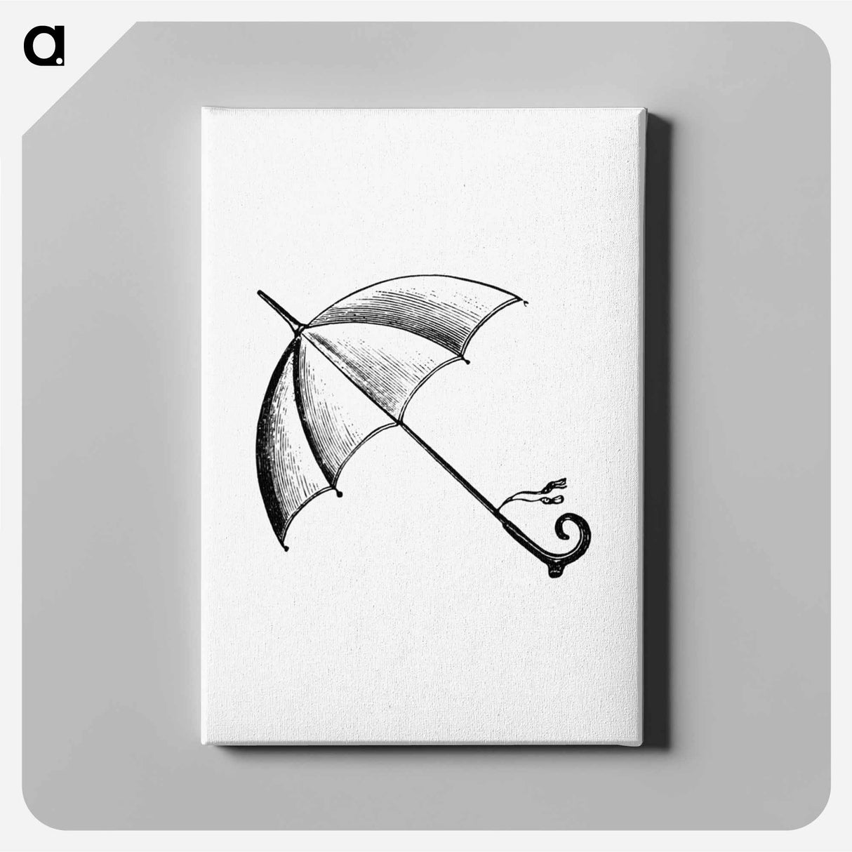 アートパネル-Victorian Umbrella Engraving
 - 大英図書館 Canvas.