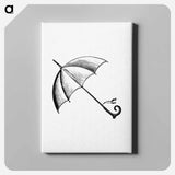 アートパネル-Victorian Umbrella Engraving
 - 大英図書館 Canvas.