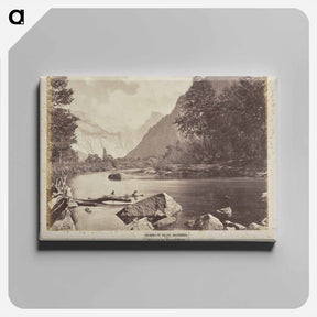 アートパネル-Yo-Sem-i-te Valley, California
 - エドワード マイブリッジ Canvas.