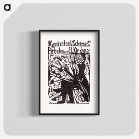 アートポスター-Catalogue of the E. L. Kirchner exhibition, Galerie Schames, Frankfurt - エルンスト ルートヴィヒ キルヒナー Poster.