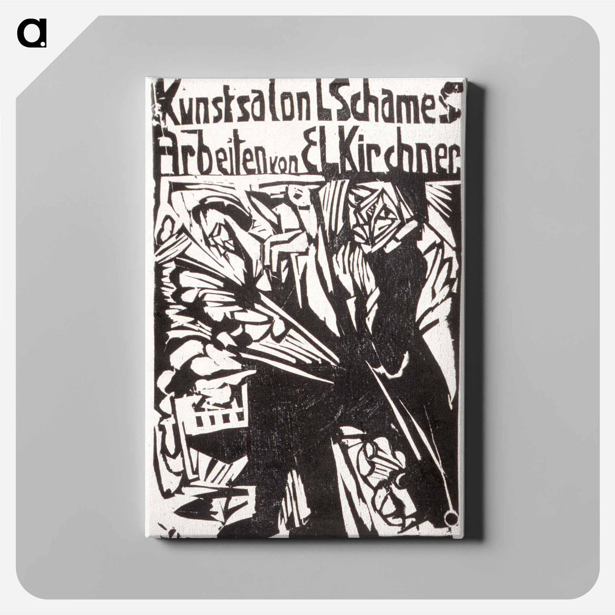 アートパネル-Catalogue of the E. L. Kirchner exhibition, Galerie Schames, Frankfurt - エルンスト ルートヴィヒ キルヒナー Canvas.