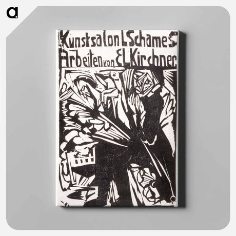 アートパネル-Catalogue of the E. L. Kirchner exhibition, Galerie Schames, Frankfurt - エルンスト ルートヴィヒ キルヒナー Canvas.