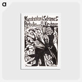 アートポストカード-Catalogue of the E. L. Kirchner exhibition, Galerie Schames, Frankfurt - エルンスト ルートヴィヒ キルヒナー Postcard.