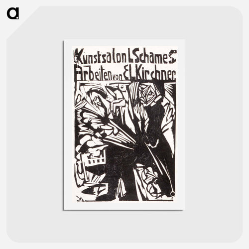Catalogue of the E. L. Kirchner exhibition, Galerie Schames, Frankfurt - エルンスト ルートヴィヒ キルヒナー Postcard.