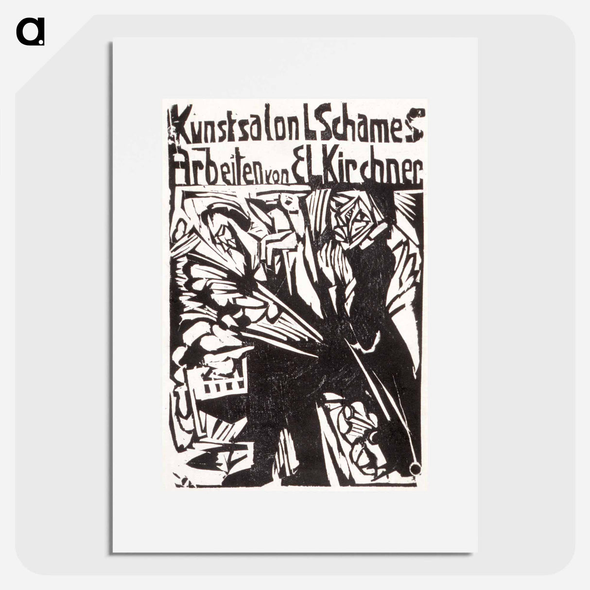 Catalogue of the E. L. Kirchner exhibition, Galerie Schames, Frankfurt - エルンスト ルートヴィヒ キルヒナー Poster.