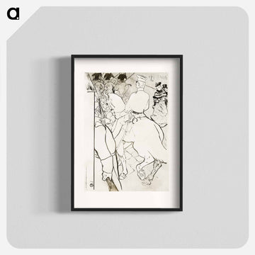 Babylone d'Allemagne - Henri de Toulouse-Lautrec Poster.