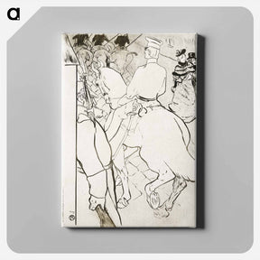 アートパネル-Babylone d’Allemagne - アンリ ド トゥールーズ ロートレック Canvas.